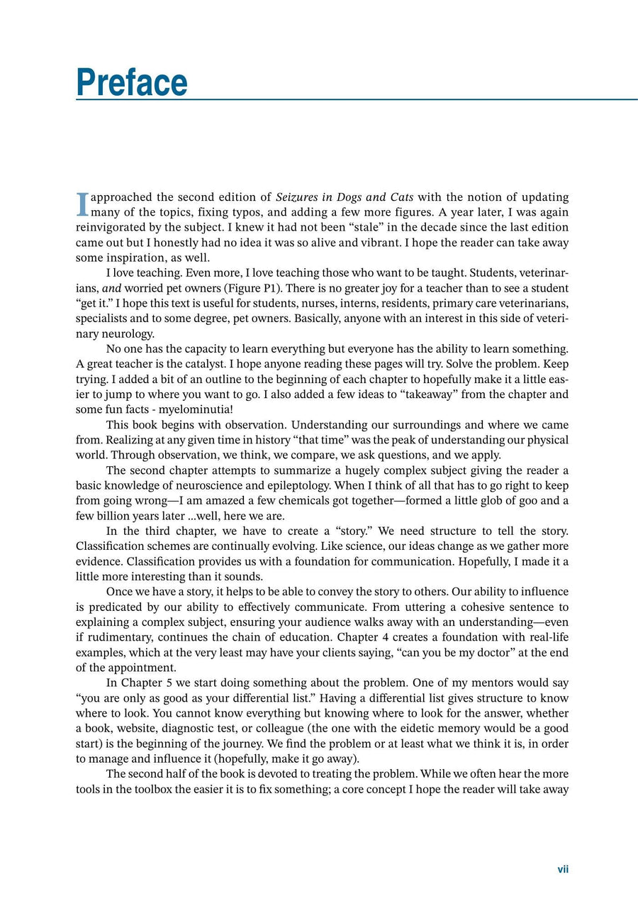 Preview page of Seizures in Dogs and Cats 2nd Edition