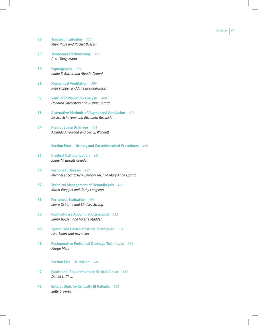 Preview page of Advanced Monitoring and Procedures for Small Animal Emergency and Critical Care
