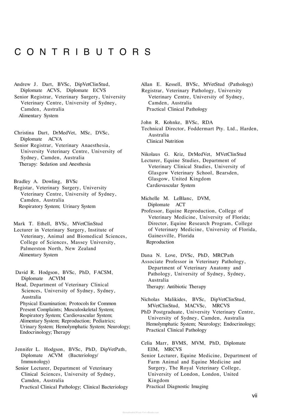 Preview page of Manual of Equine Practice 2nd Edition