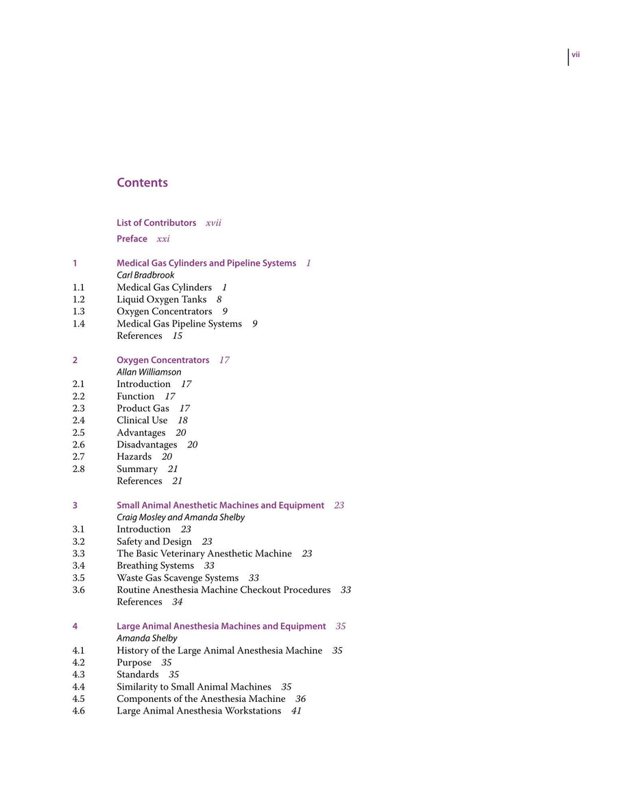 Preview page of Veterinary Anesthetic and Monitoring Equipment
