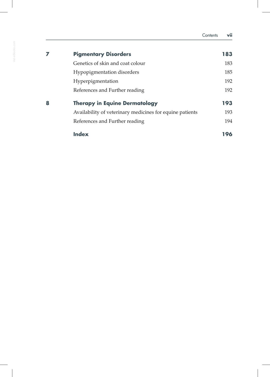 Preview page of Practical Equine Dermatology 2nd Edition