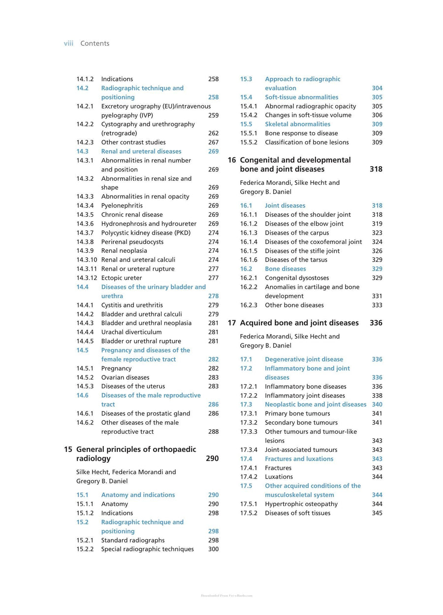 Preview page of Diagnostic Radiology in Small Animals Practice Seconnd Edition