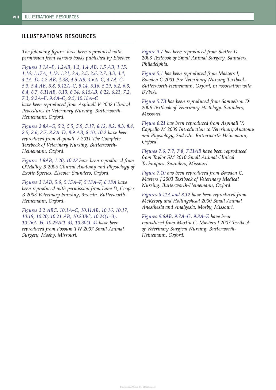 Preview page of Aspinall Clinical Procedures in Small Animal Veterinary Practice