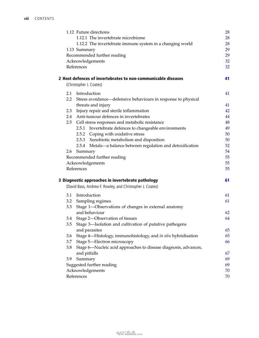 Preview page of Invertebrate Pathology