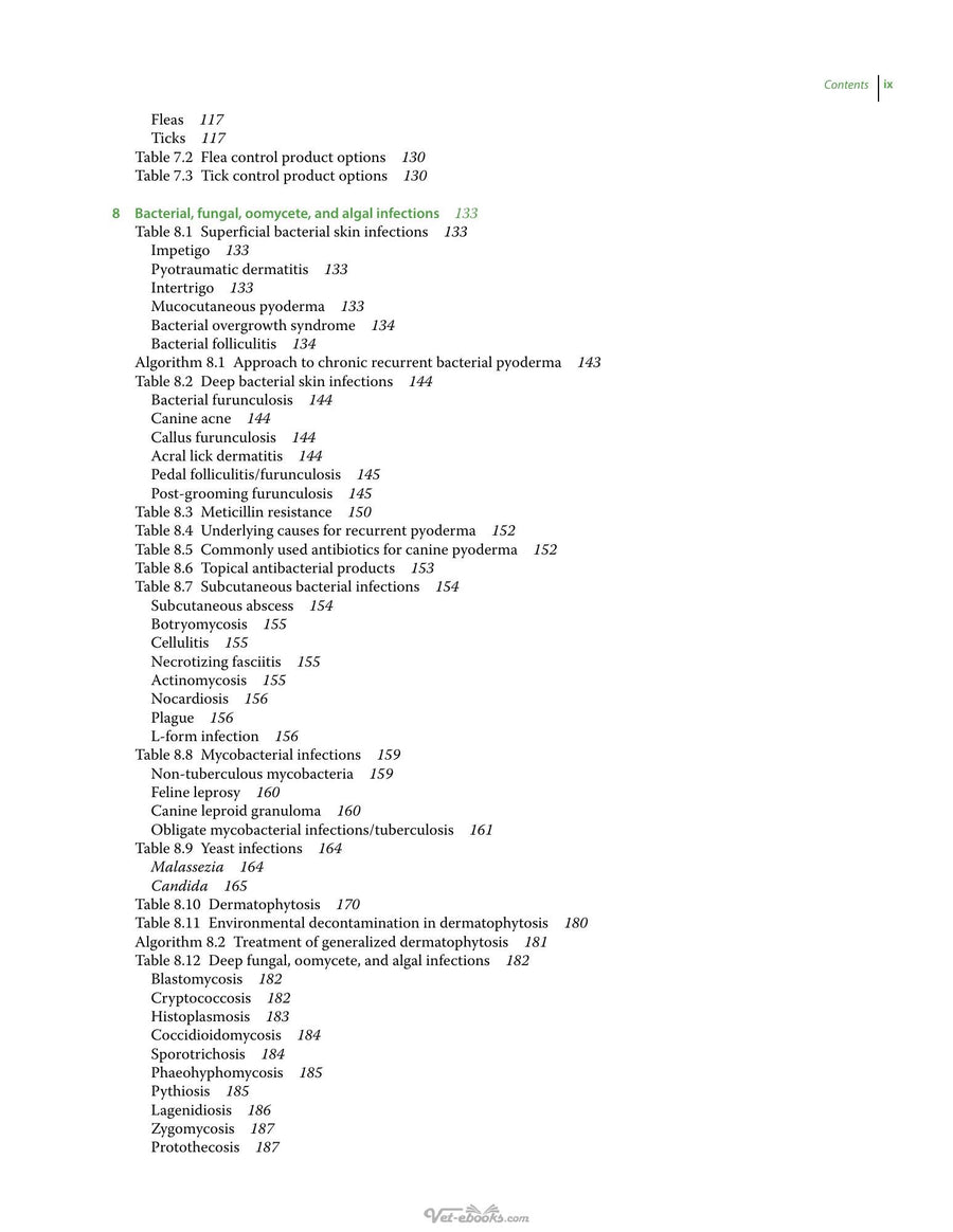 Preview page of Clinical Atlas of Canine and Feline Dermatology