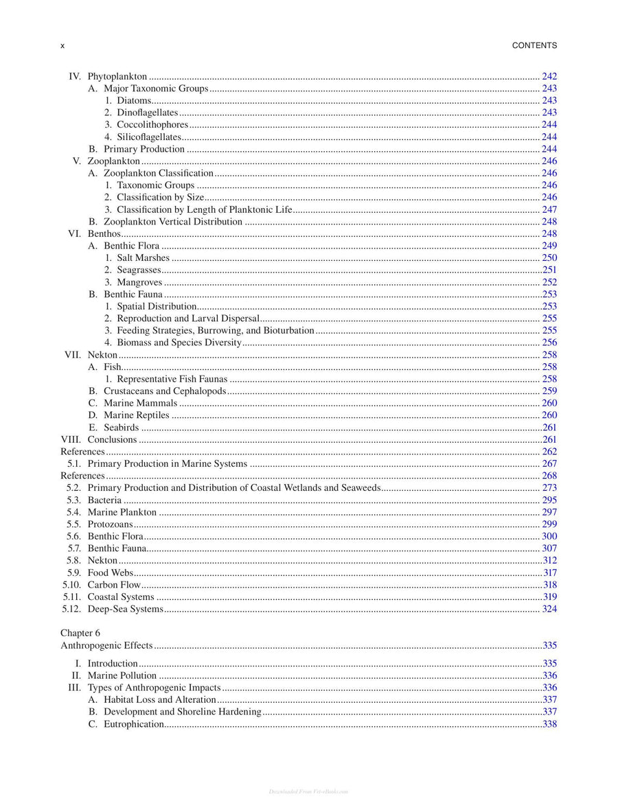 Preview page of Practical Handbook of Marine Science Fourth Edition