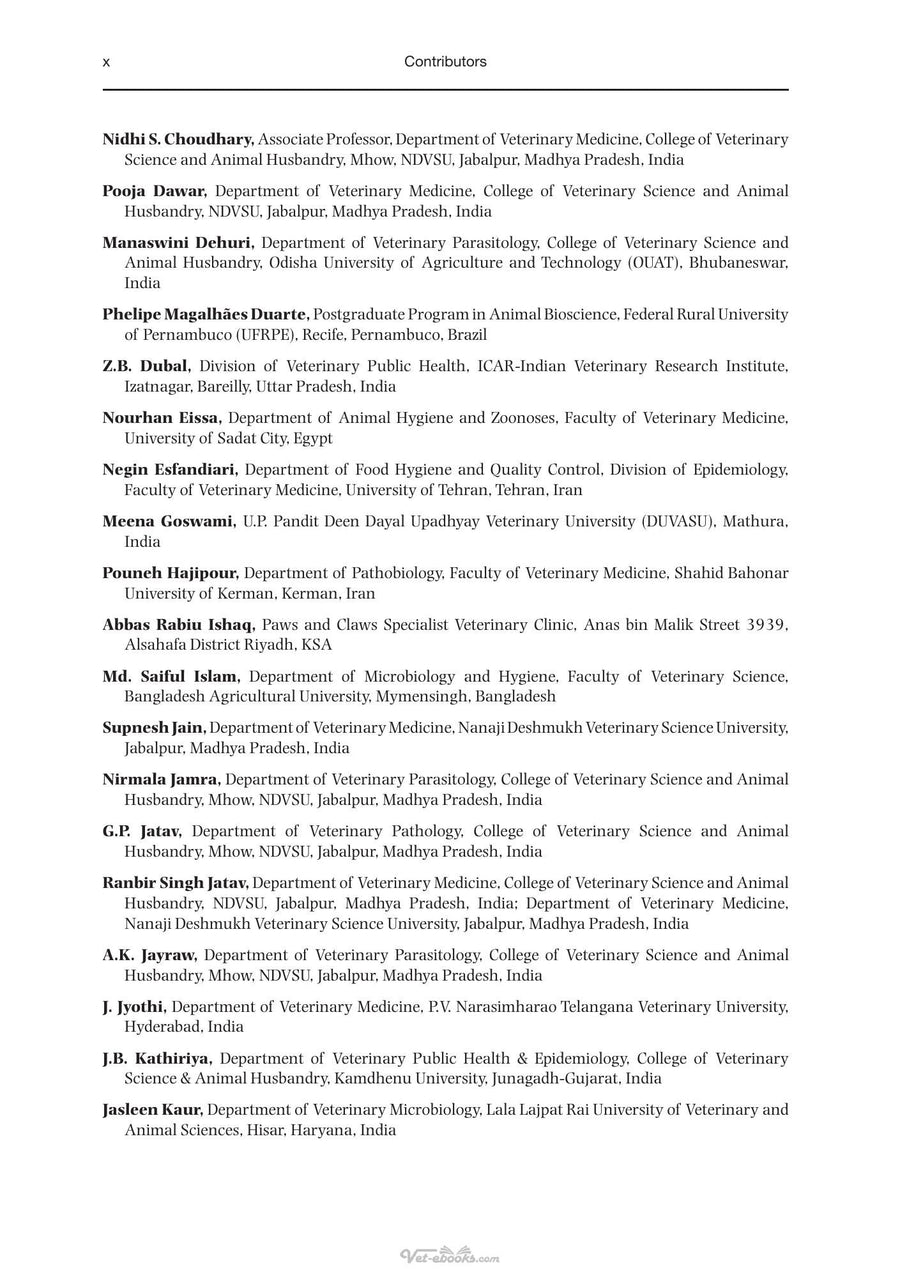 Preview page of The Handbook of Zoonotic Diseases of Goats
