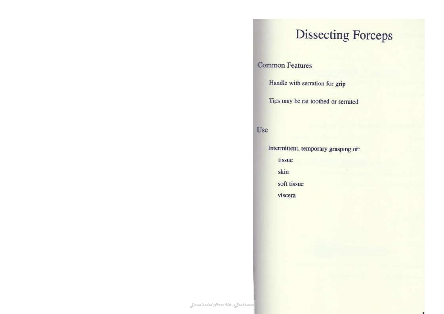 Veterinary Surgical Instruments An Illustrated Guide