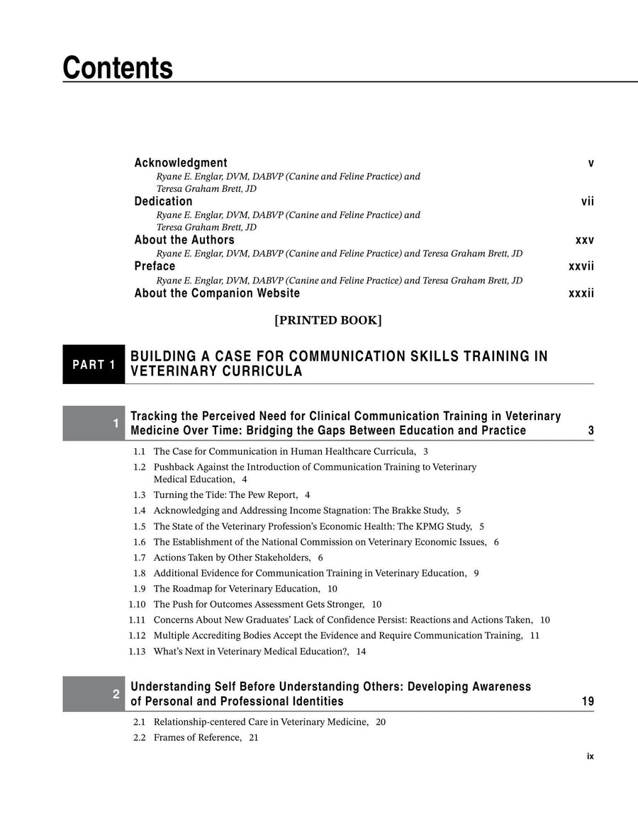 Preview page of Simulated Approach to Veterinary Communication