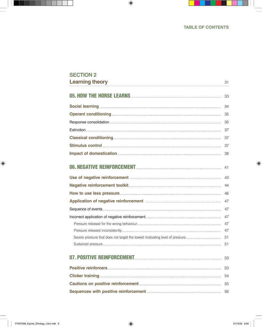 Preview page of Applied Equine Ethology in the Clinical Environment