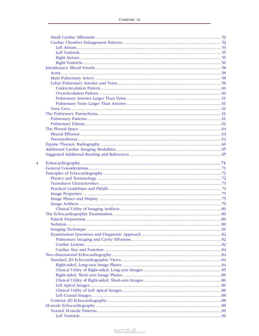 Preview page of Cardiovascular Disease in Companion Animals Dog Cat and Horses 2nd Edition