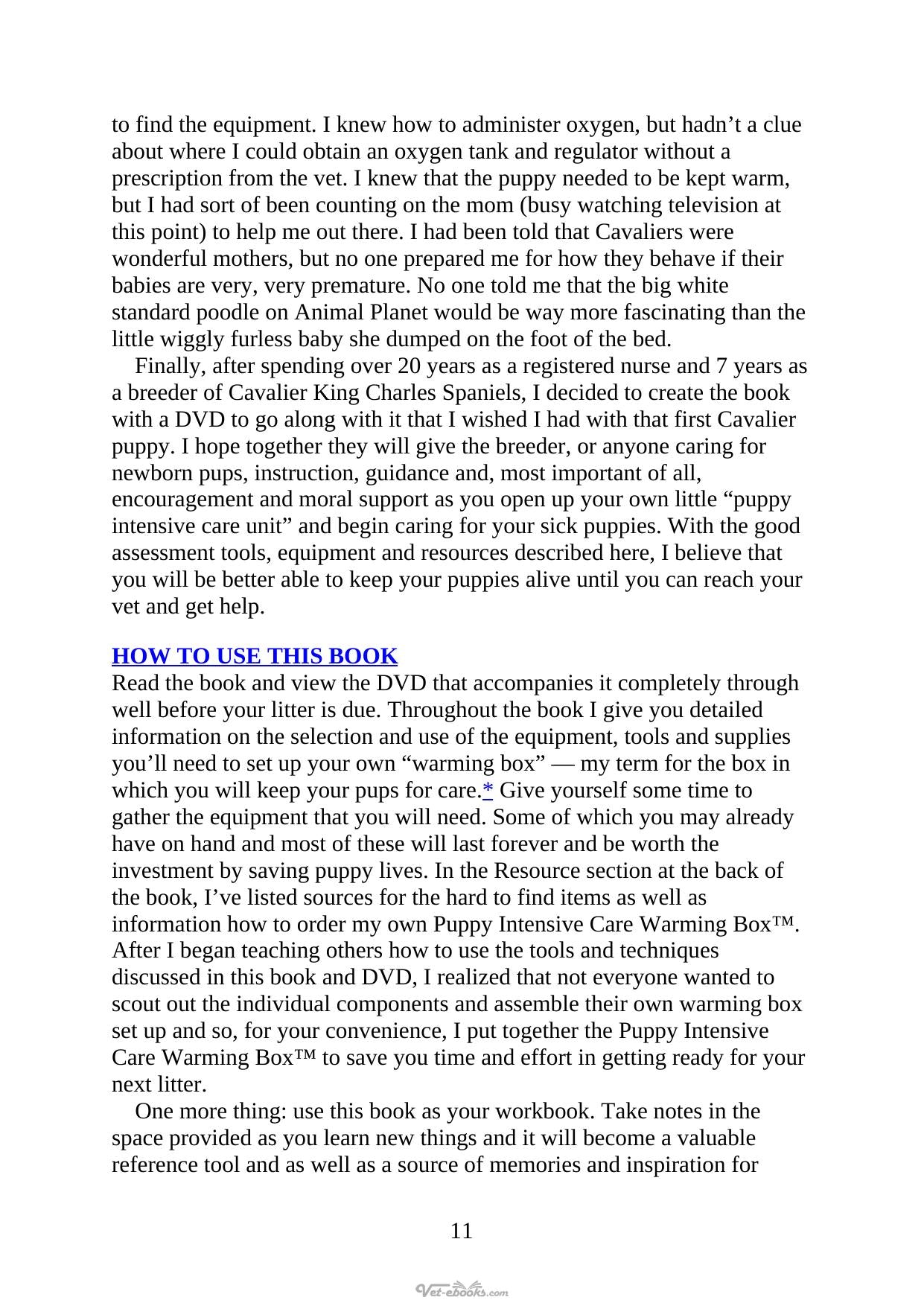 Puppy Intensive Care A Breeders Guide To Care Of Newborn Puppies