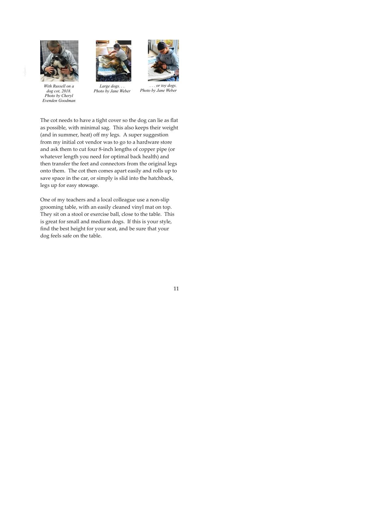 In Touch An Introduction To Canine Massage