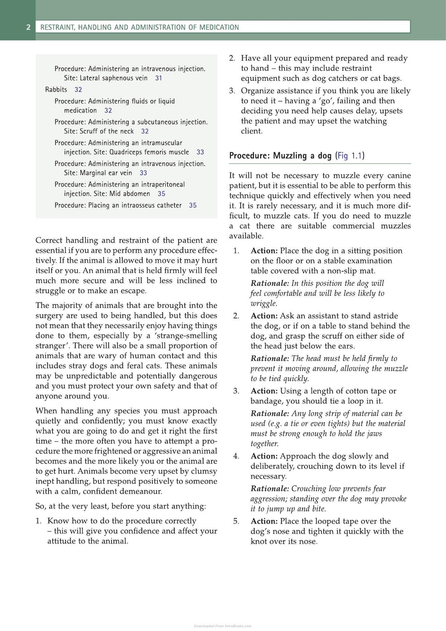 Preview page of Aspinall Clinical Procedures in Small Animal Veterinary Practice