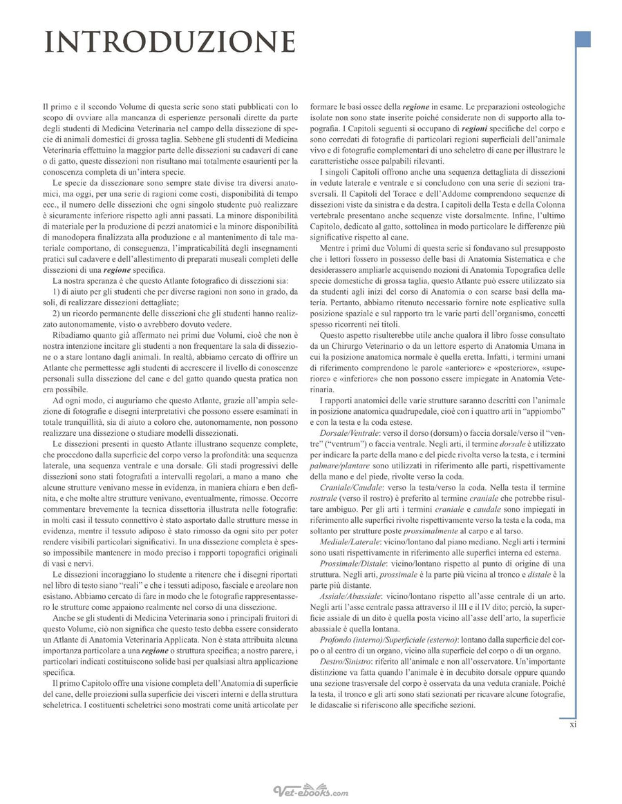 Preview page of Atlante Di Anatomia Del Cane E Del Gatto