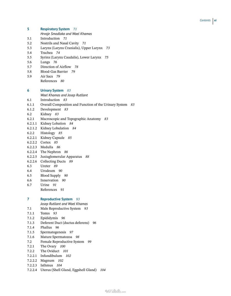 Preview page of Anatomy and Histology of the Domestic Chicken