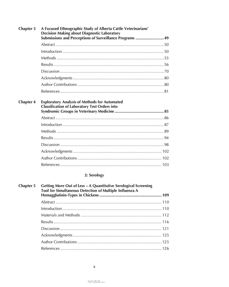 Preview page of Diagnostic Tools in Veterinary Medicine