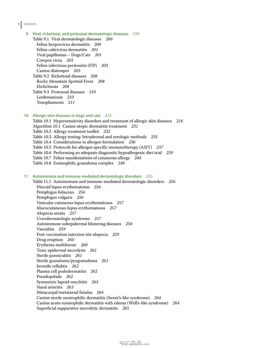 Preview page of Clinical Atlas of Canine and Feline Dermatology