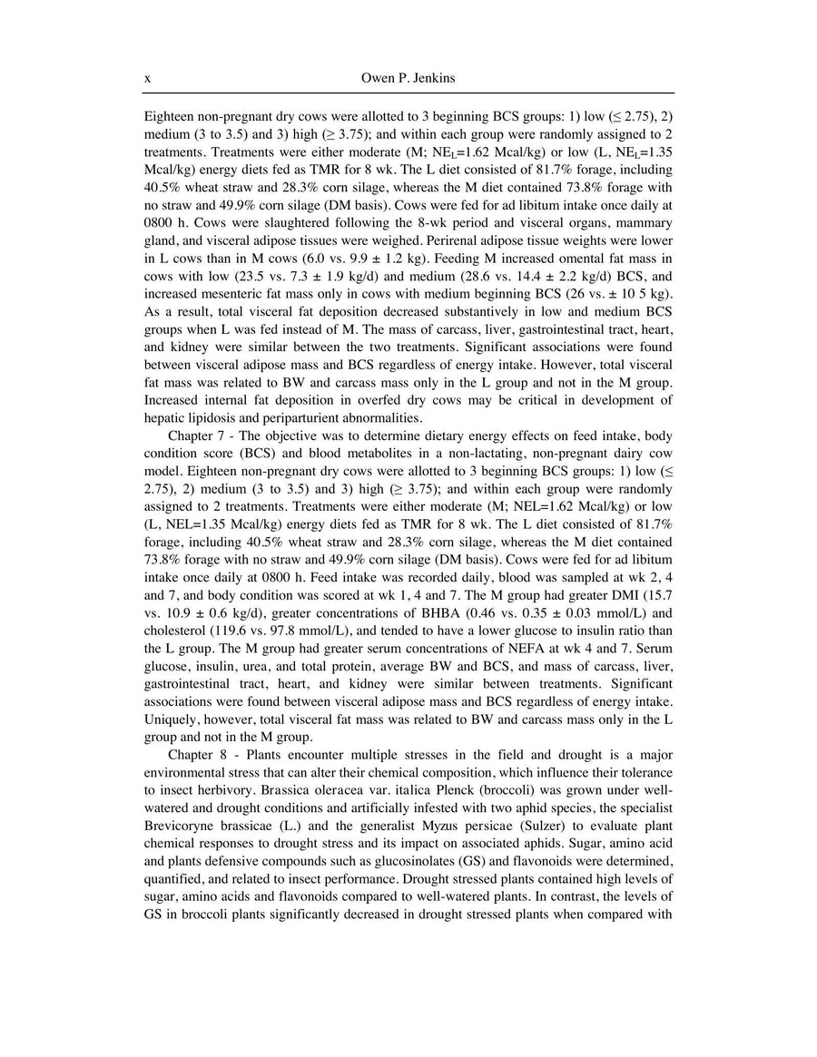 Preview page of Advances in Zoology Research Volume 4