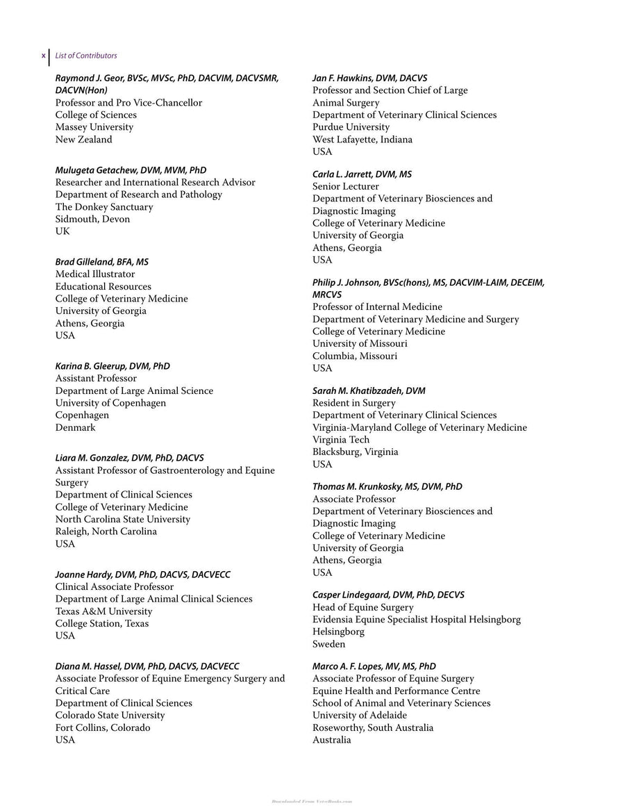 Preview page of The Equine Acute Abdomen 3rd Edition