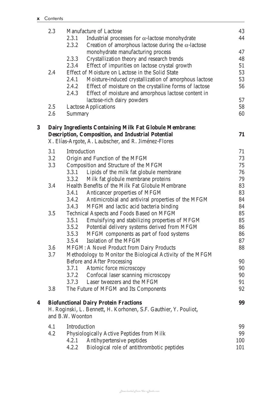 Preview page of Advances in Dairy Ingredients