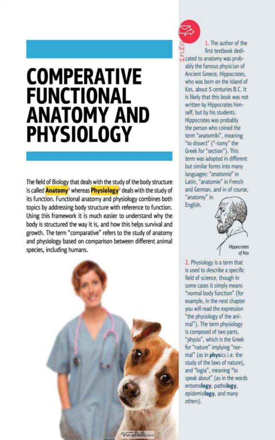 The Body Of Domestic Animals Structure And Function