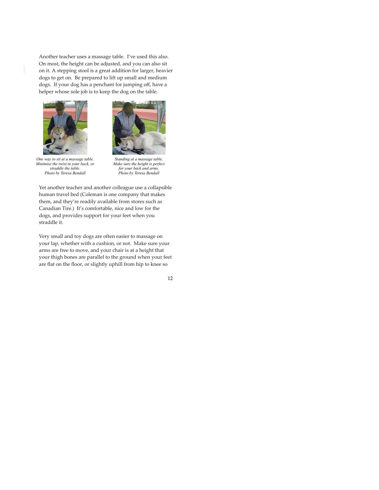 In Touch An Introduction To Canine Massage