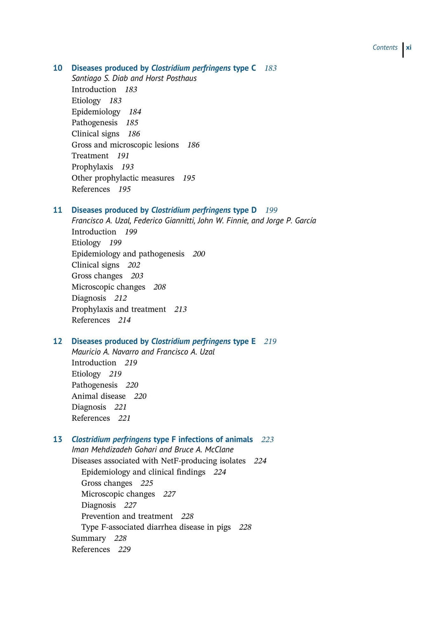 Preview page of Clostridial Diseases of Animals 2nd Edition