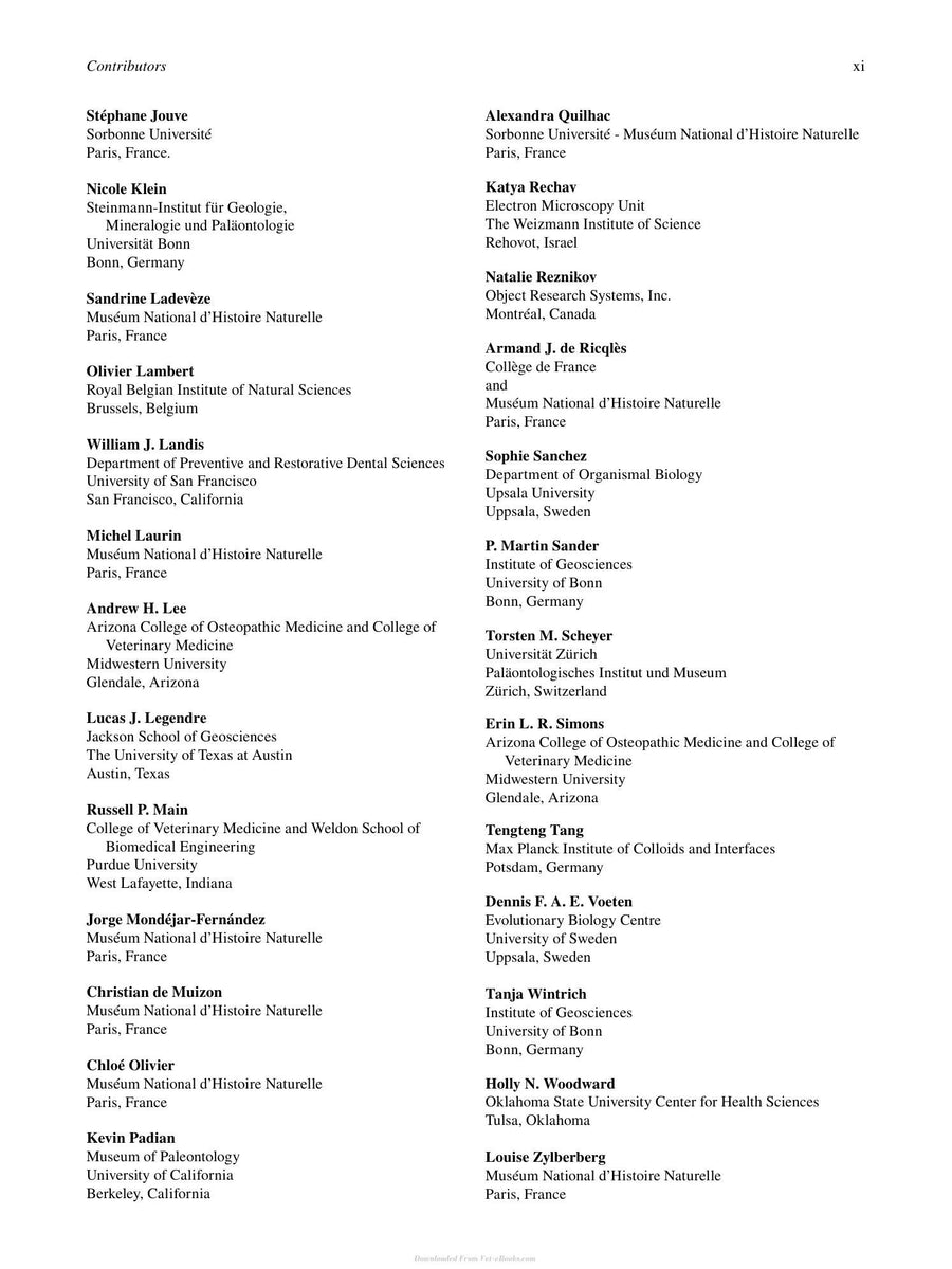 Preview page of Vertebrate Skeletal Histology and Paleohistology