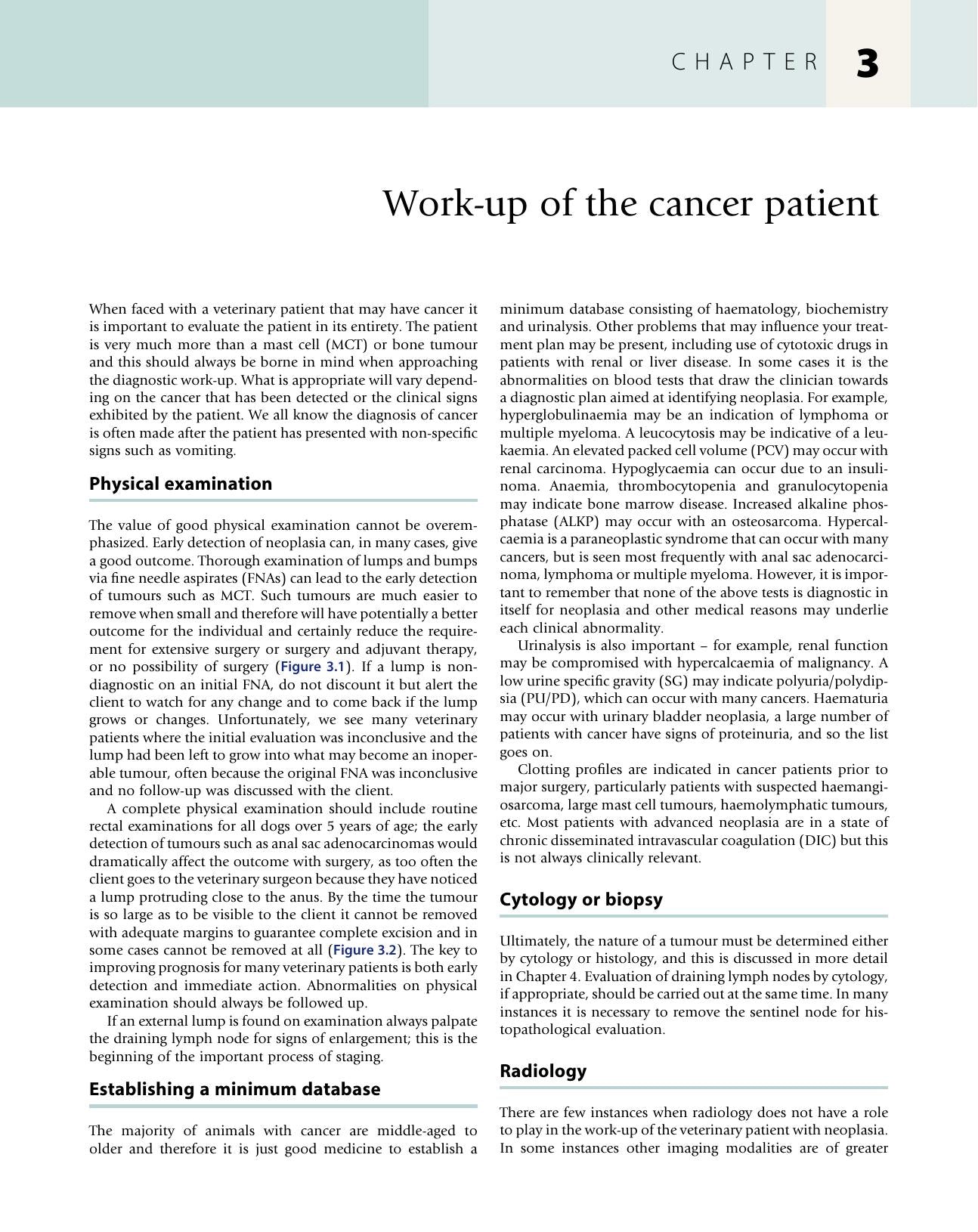 Small Animal Oncology