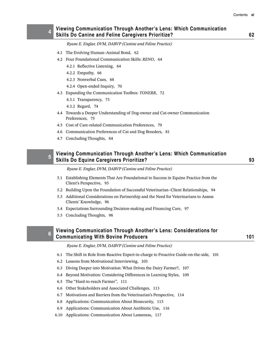 Preview page of Simulated Approach to Veterinary Communication