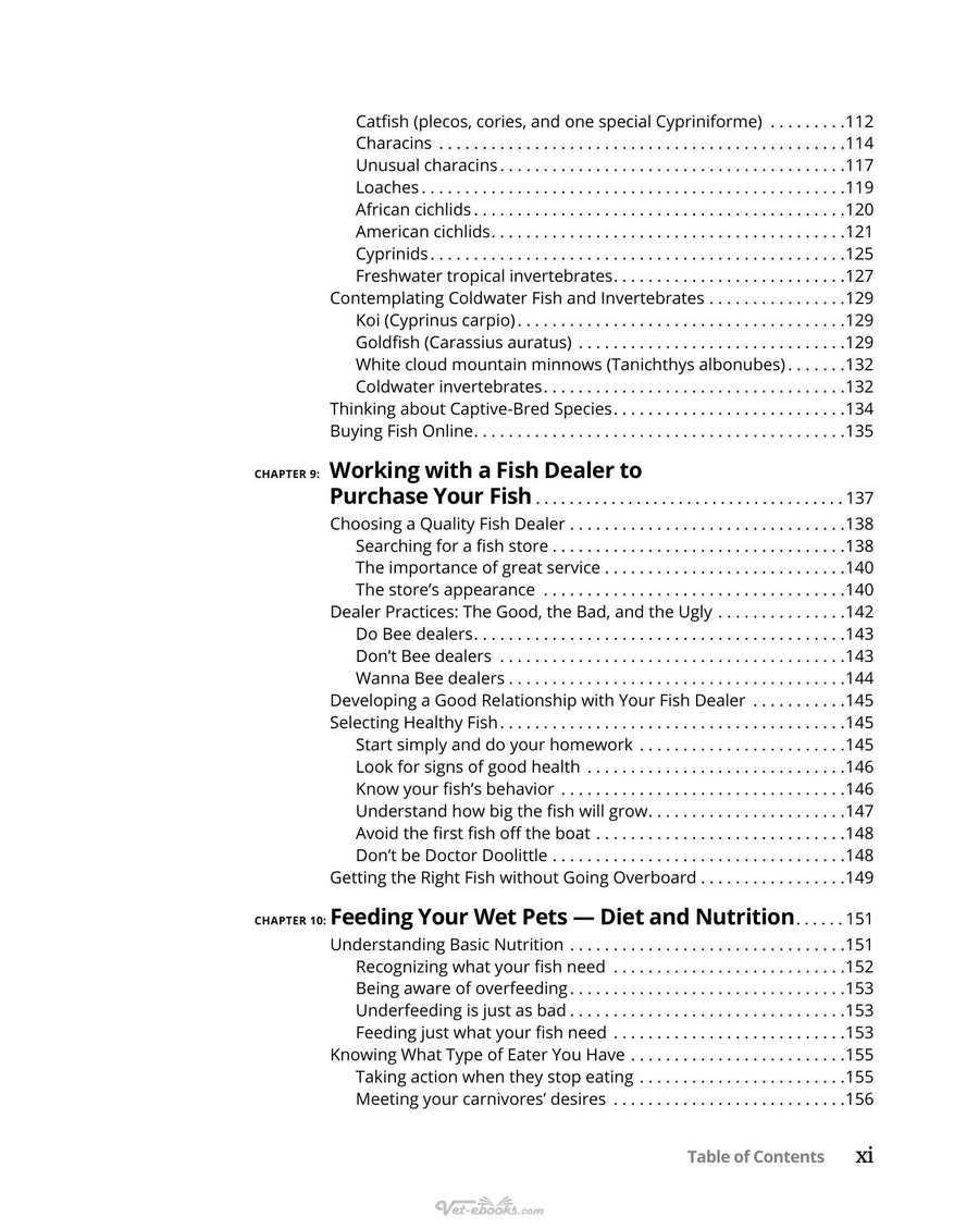 Preview page of Freshwater Aquariums for Dummies 3rd Pdf