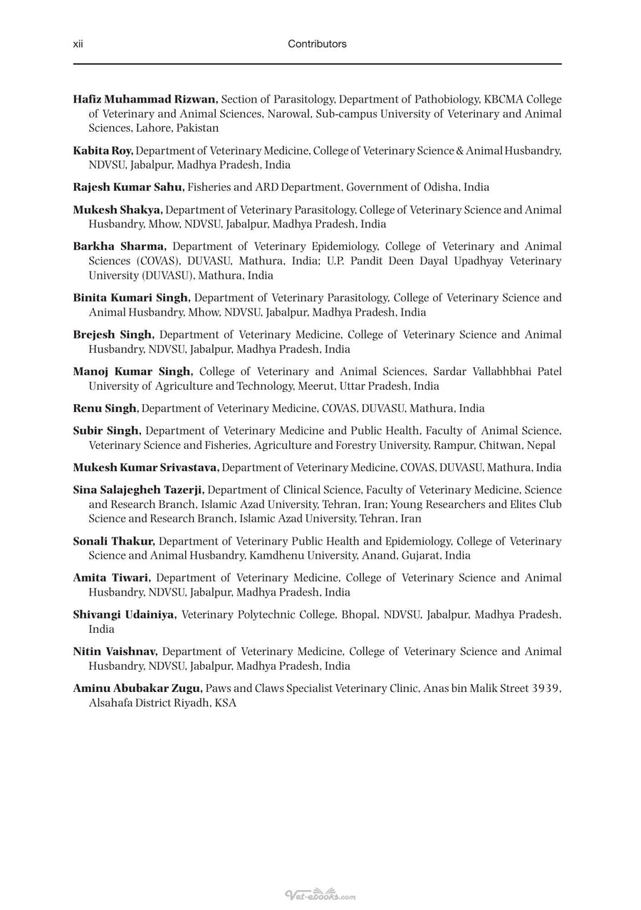 Preview page of The Handbook of Zoonotic Diseases of Goats