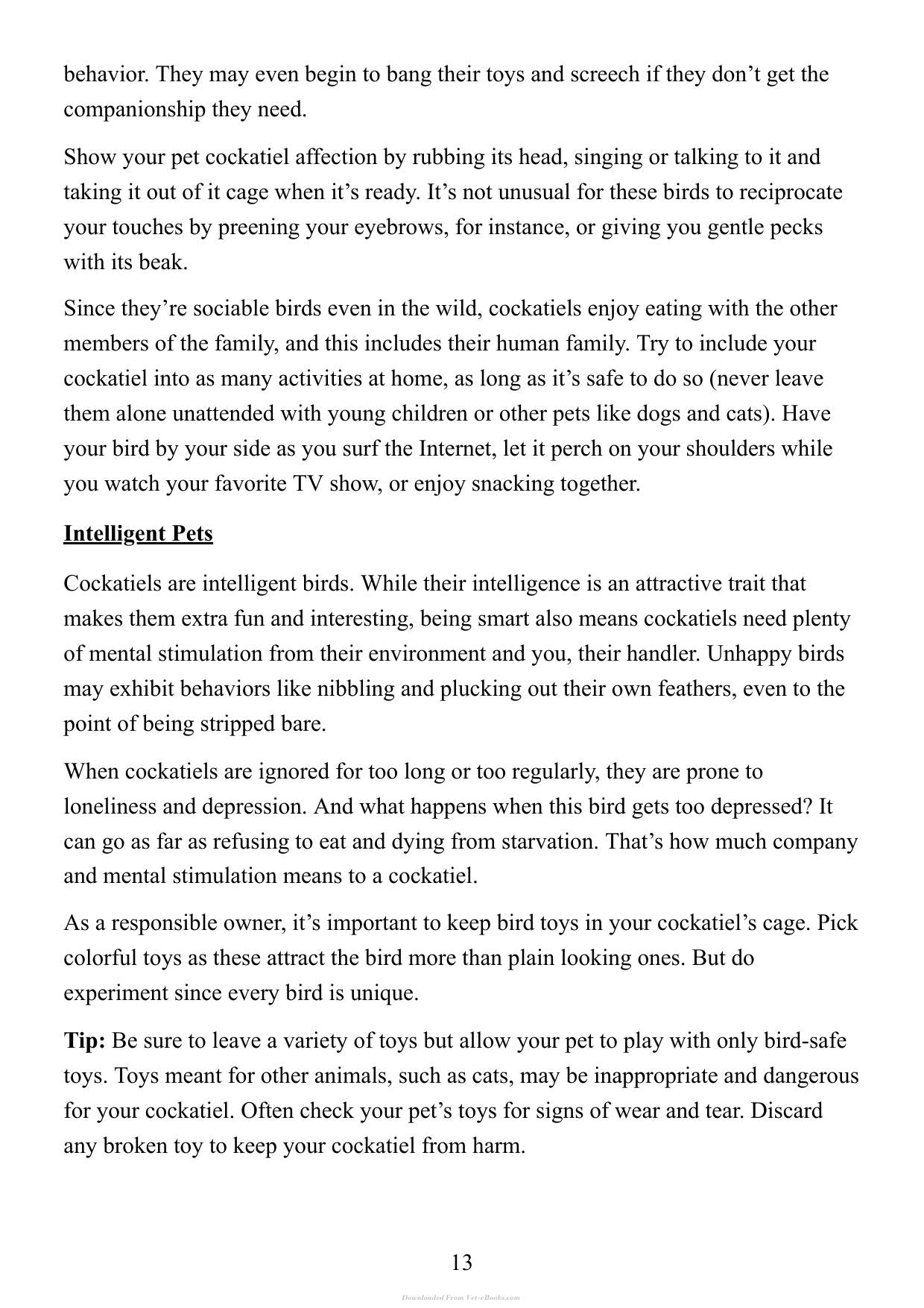 Cockatiels The Essential Guide To Ownership Care And Training For Your Pet