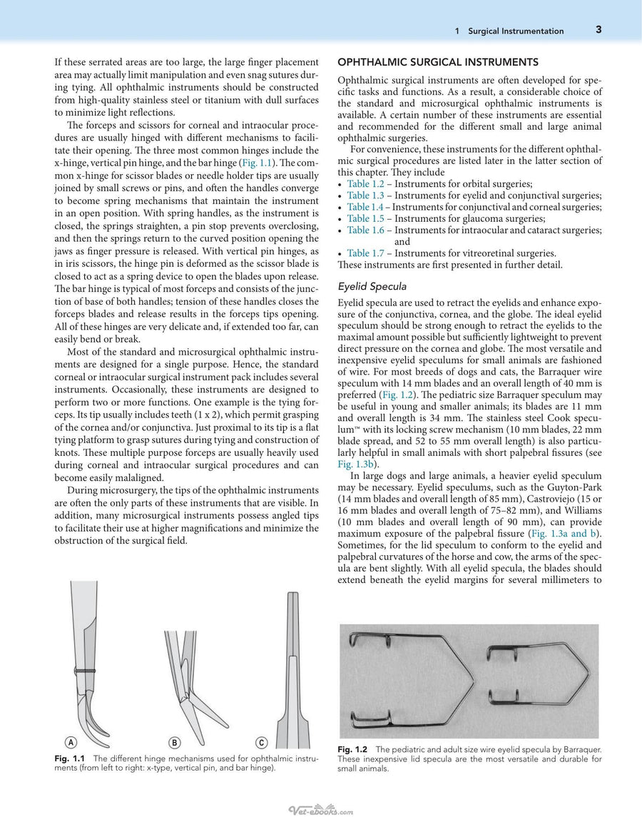Preview page of Veterinary Ophthalmic Surgery 2nd Edition