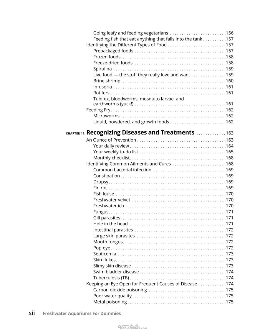 Preview page of Freshwater Aquariums for Dummies 3rd Pdf