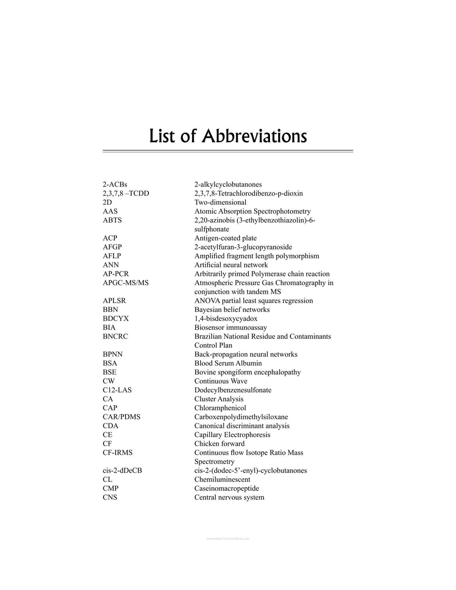 Preview page of Authenticity of Foods of Animal Origin