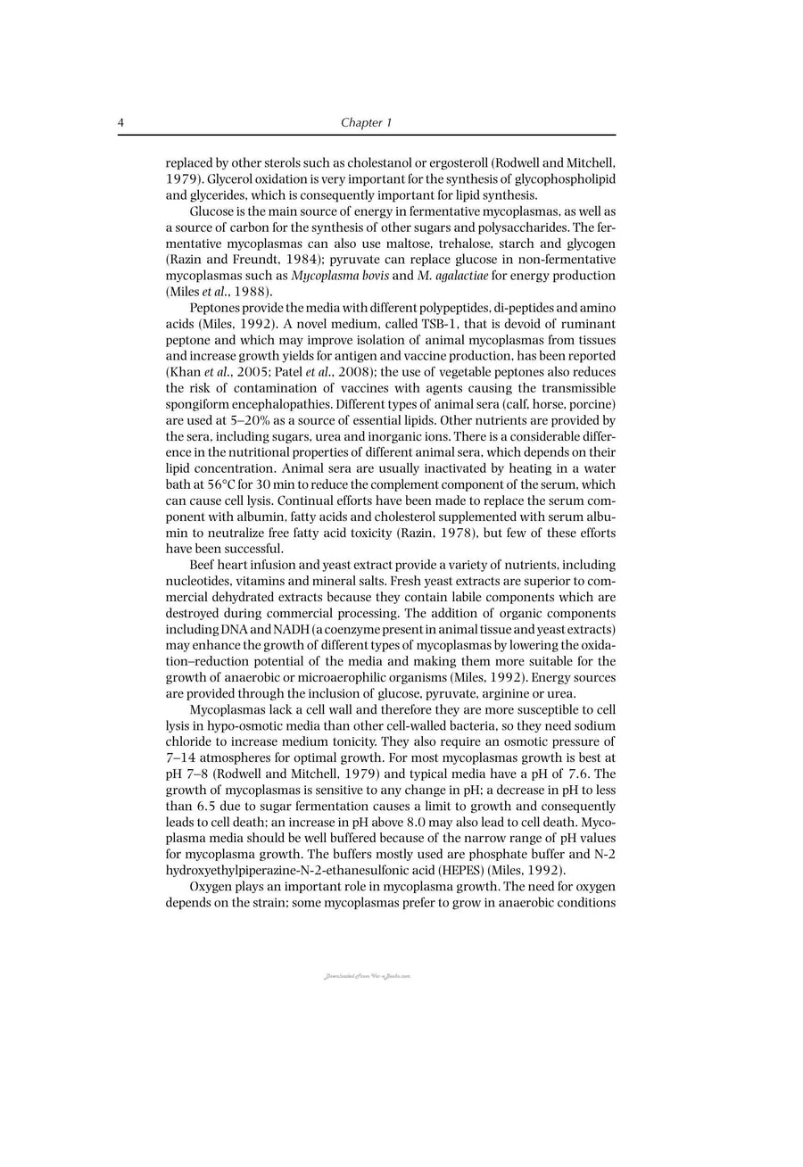 Preview page of Mycoplasma Diseases of Ruminants