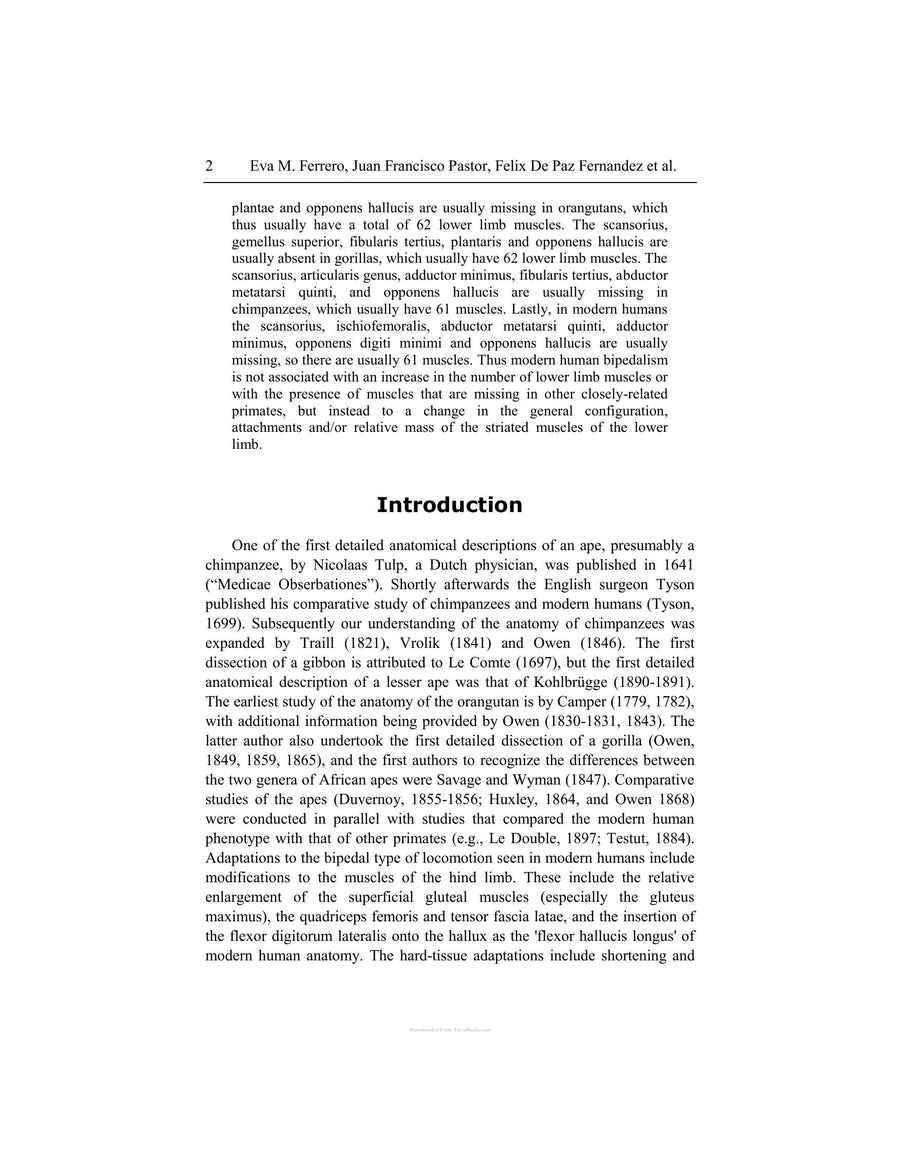 Preview page of Primates Classification Evolution and Behavior