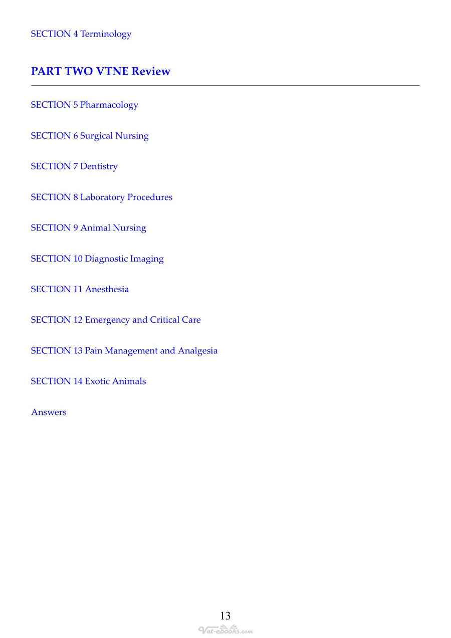 Preview page of Applied Pharmacology for Veterinary Technicians 6TH Edition