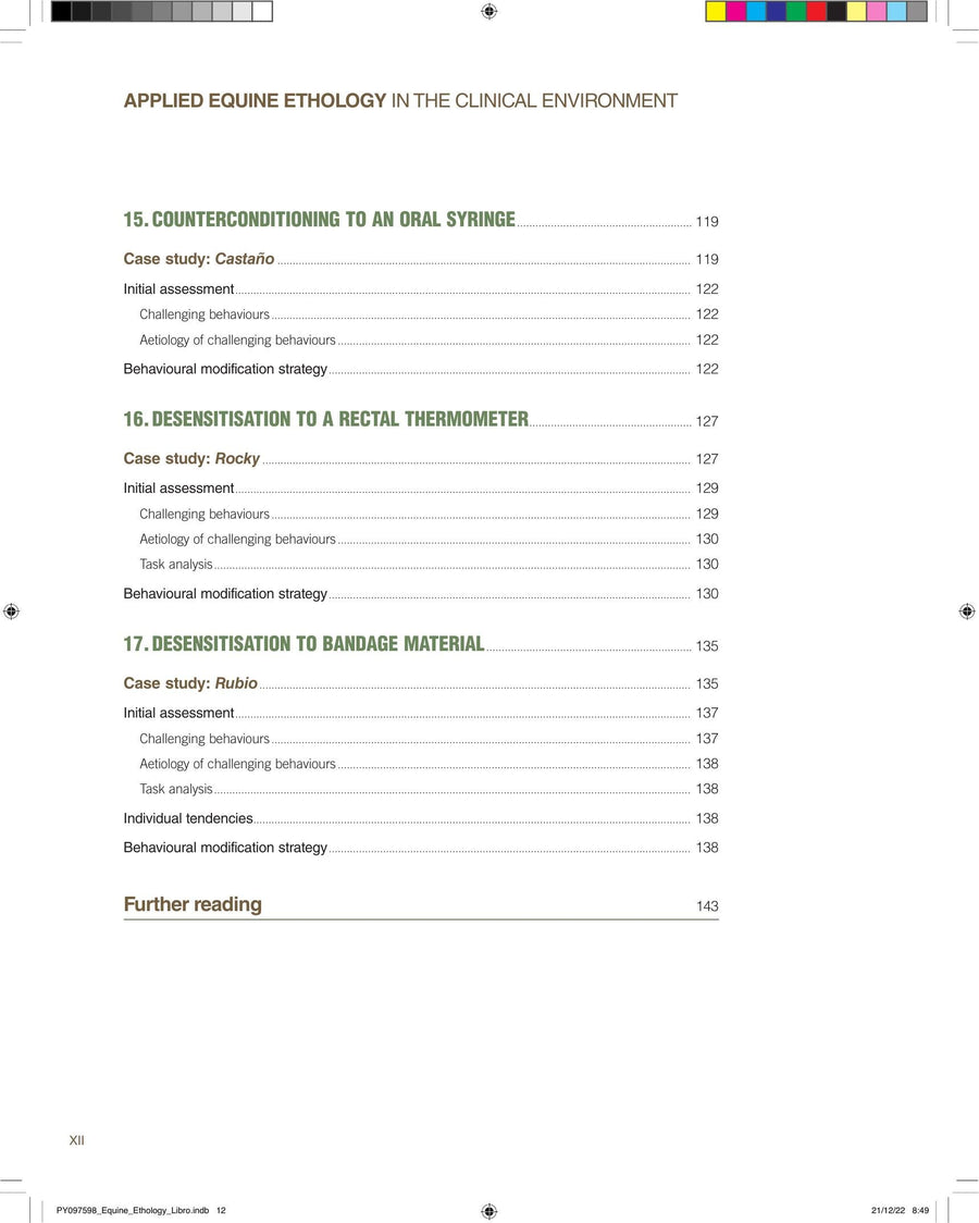 Preview page of Applied Equine Ethology in the Clinical Environment