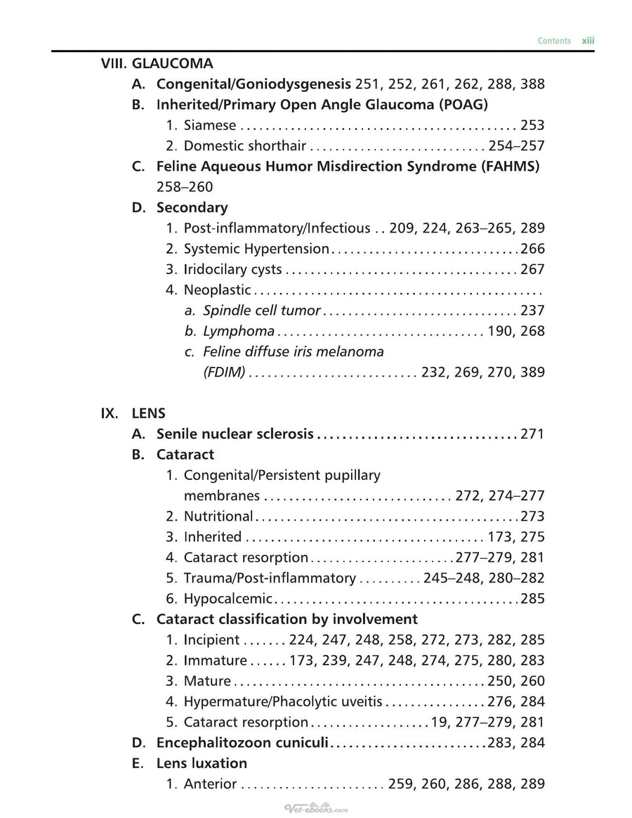 Preview page of Atlas of Feline Ophthalmology 2nd Edition