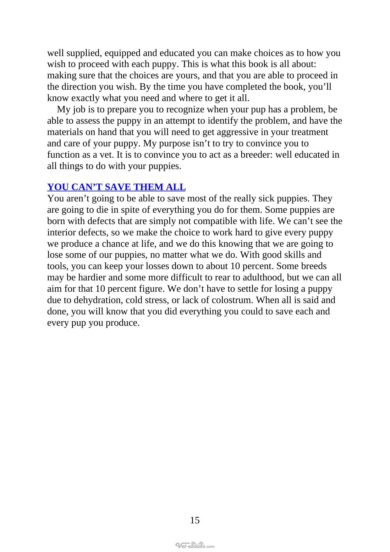 Puppy Intensive Care A Breeders Guide To Care Of Newborn Puppies
