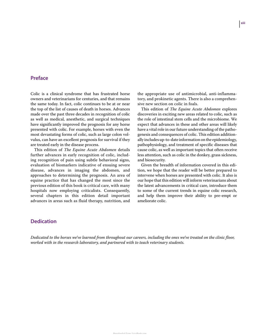 Preview page of The Equine Acute Abdomen 3rd Edition