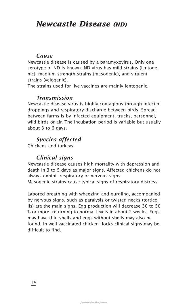 Important Poultry Diseases