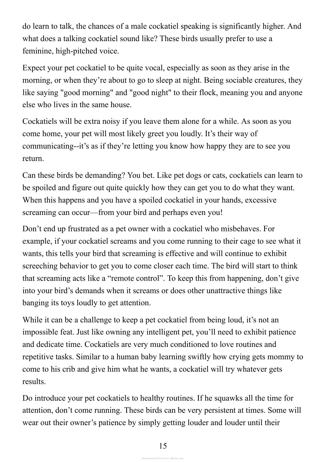 Cockatiels The Essential Guide To Ownership Care And Training For Your Pet