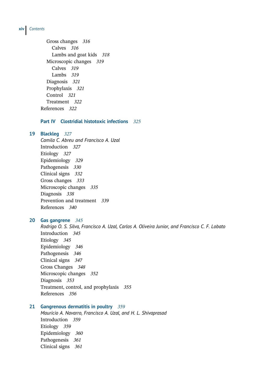Preview page of Clostridial Diseases of Animals 2nd Edition