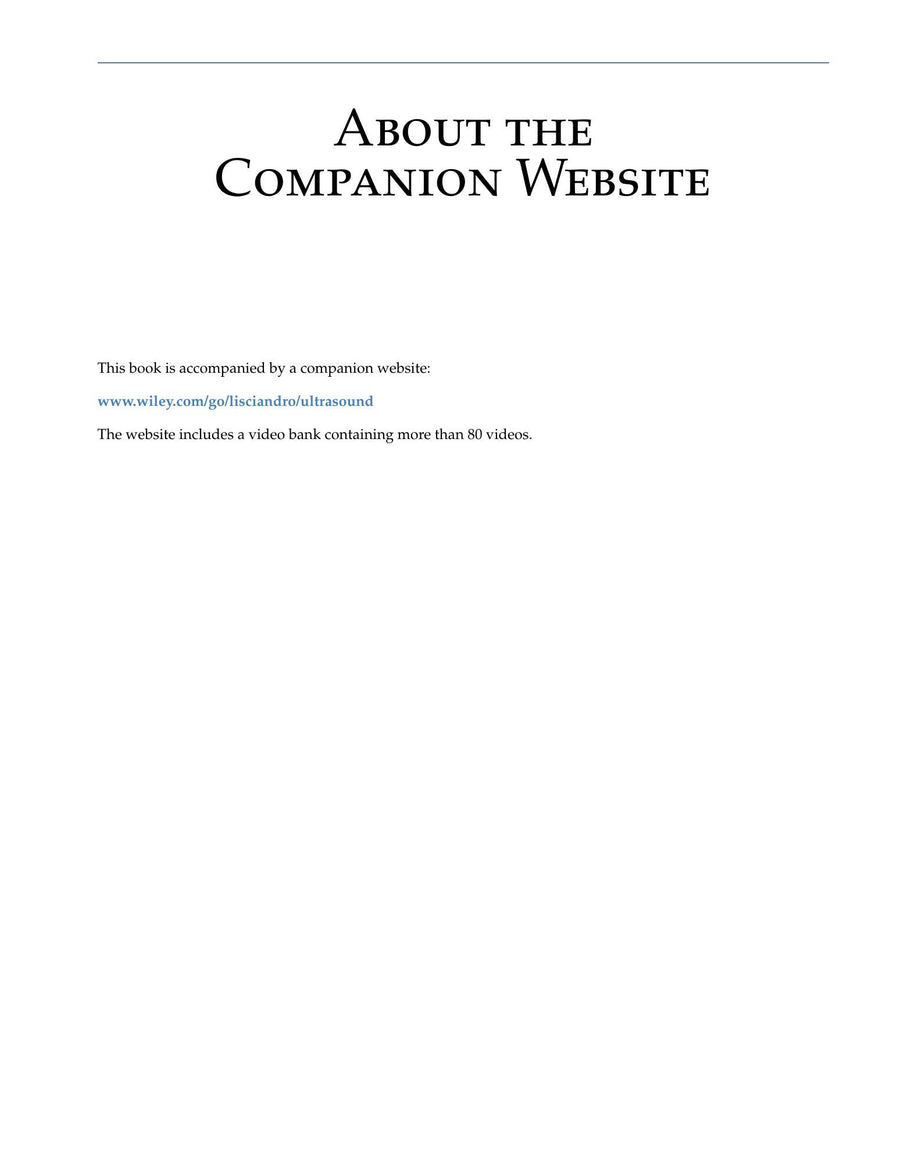 Preview page of Focused Ultrasound Techniques for the Small Animal Practitioner Ebook