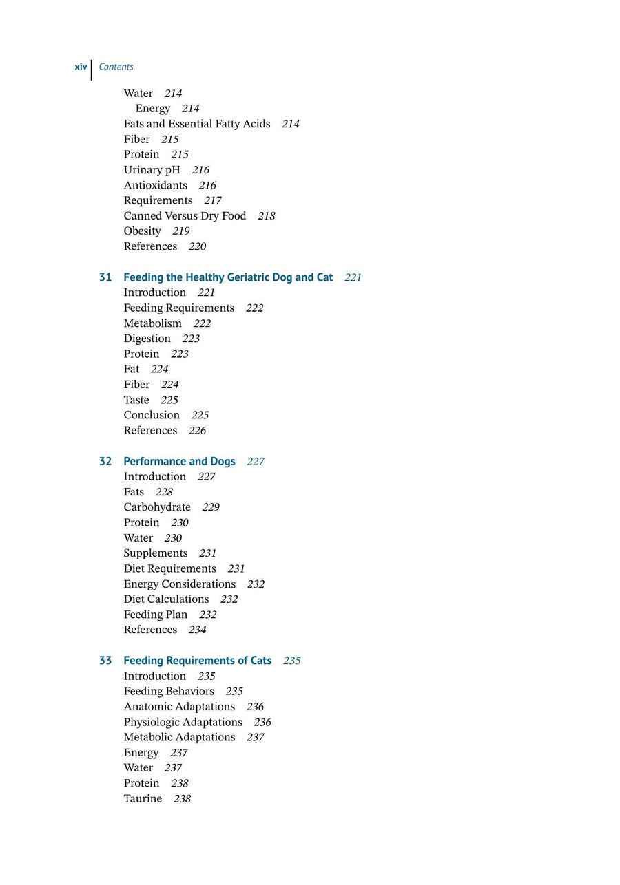 Preview page of Nutrition and Disease Management for Veterinary Technicians and Nurses