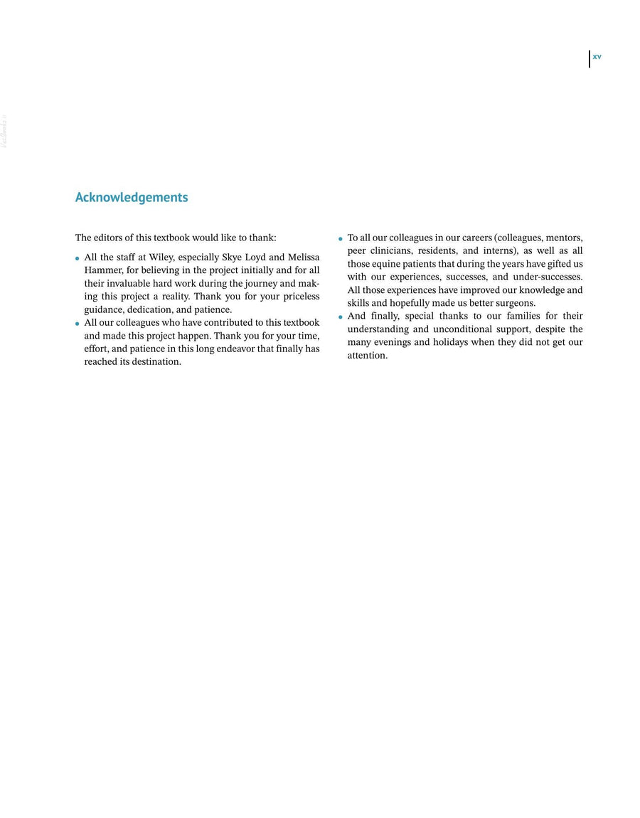 Preview page of Complications in Equine Surgery